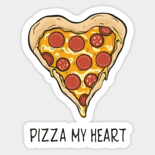 Pizza My Heart Sticker